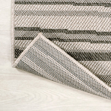 Castara Wavy Stripe Modern Indoor/outdoor Area Rug